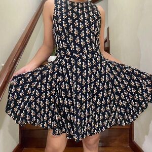 H&M Pelican Circle Swing Dress